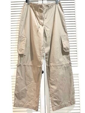 VTG 90s Express Bleus Khaki Cargo Pants Baggy Gorpcore Women’s Size 11/12